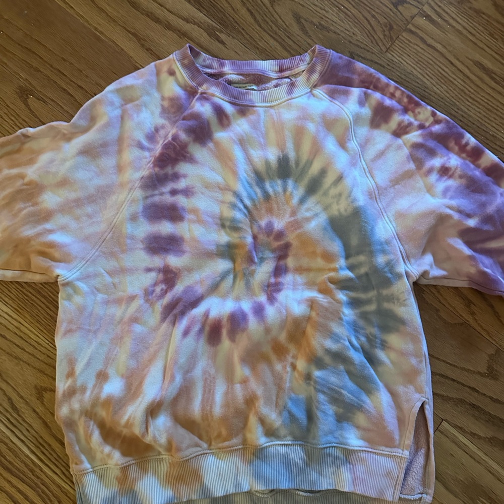 aerie tie dye sweatshirt